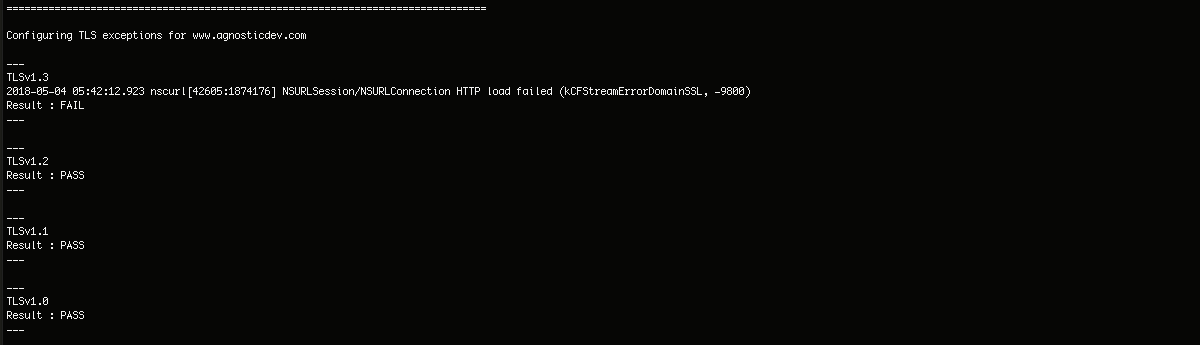 TLS Agnosticdev